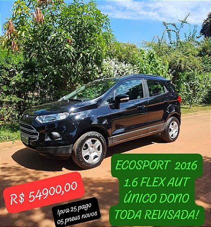 Ford Ecosport 2016 1.6 Flex automático Unico Dono