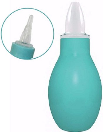 Aspirador nasal bebê (verde) - Kababy - Cód. 20020