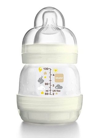 Mamadeira MAM Easy Start (Bege neutra) 130ml Anti-cólica e Auto-esterilizável