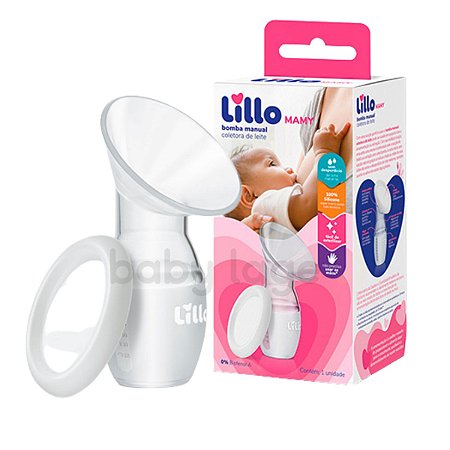 Coletor (extrator) de leite materno 100% silicone Lillo