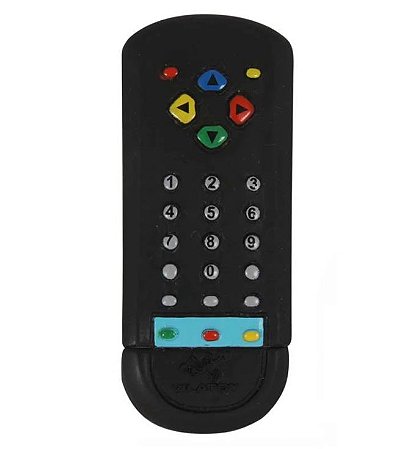 Mordedor para bebê controle remoto TV (preto) Vila Toy