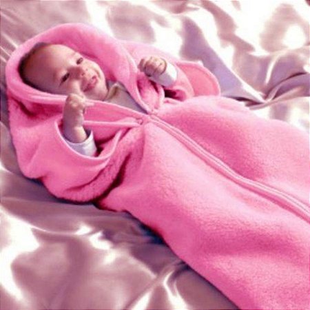 Saco de dormir Bebê Inverno Manta Cobertor Infantil (Rosa) Etruria