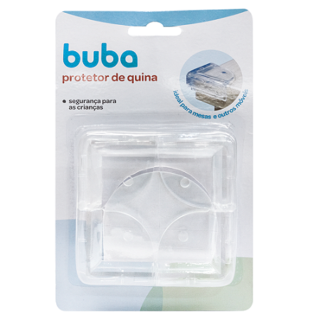 Protetor de quina para bebê c/ 4 unidades - Buba - Cód. 12722