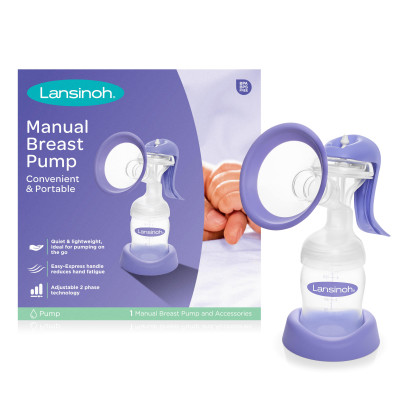 Bomba de tirar leite (manual) Breast Pump - Lansinoh