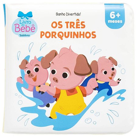 Livro Livrinho de banho Os Três Porquinhos - TodoLivro