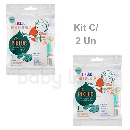 Kit C/ 2 Un - PikLuc Aparelho Para Alívio Da Dor e Pik Injeção Vacina Criança - LikLuc