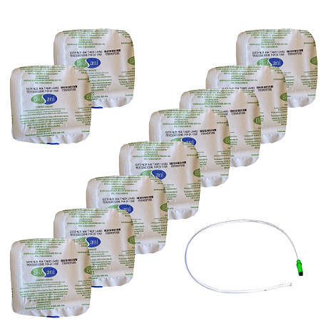 Kit 100 Un. - Tubo Sonda Extensor para Relactação na Amamentação Mamatutti - SaveMilk