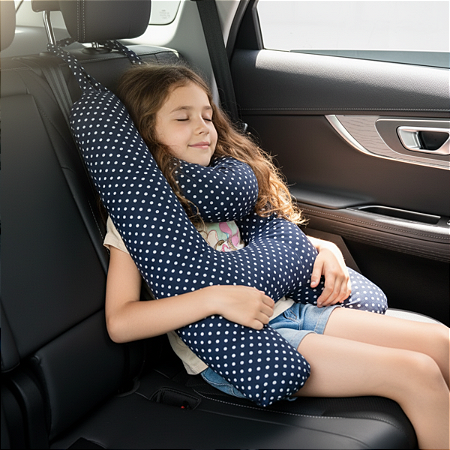 Almofada H e Pescoço Infantil para viagens em carros Baby Lage