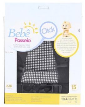 Canguru bebê passeio click (Preto) - Bebê passeio