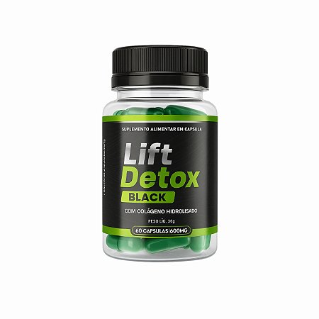 Lift Detox Black Original - 60 Cápsulas