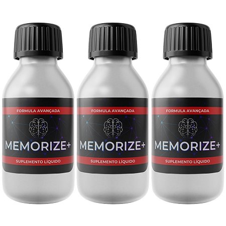 Memorize+ 60ml- Kit com 3 Frascos