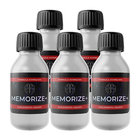 Memorize+ 60ml- Kit com 5 Frascos