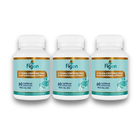Detox Figen - Kit com 3 Frascos (180 Cápsulas)