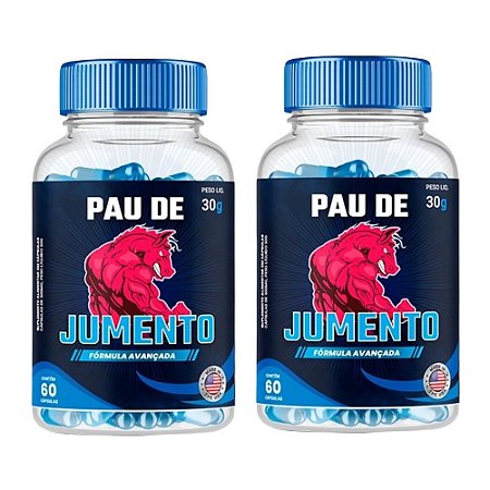 Pau de Jumento - Kit com 2 Frascos (120 Cápsulas)