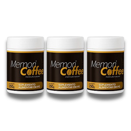 Memori Coffee 150g - Kit com 3 Potes