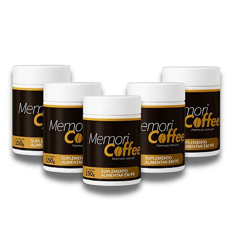 Memori Coffee 150g - Kit com 5 Potes