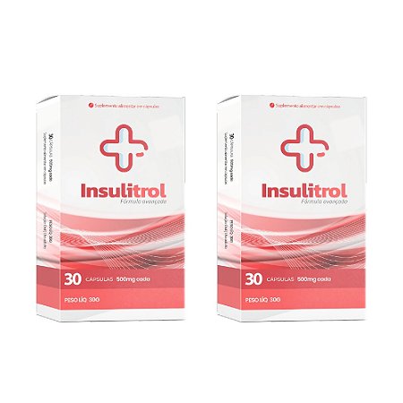 Insulitrol - Kit com 2 Caixas (60 Cápsulas)