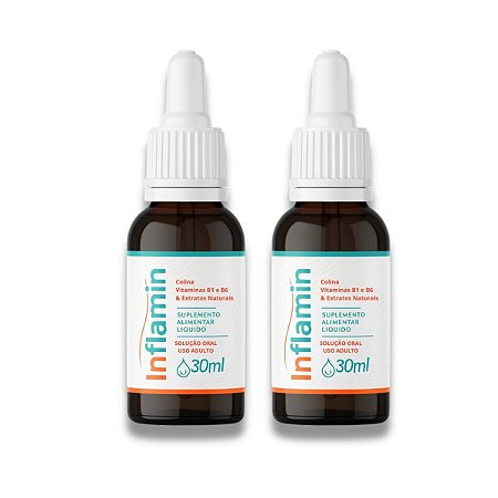 Inflamin 30ml: Kit com 2 Frascos