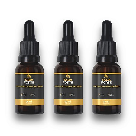 Tada Forte 30ml - Kit com 3 Frascos