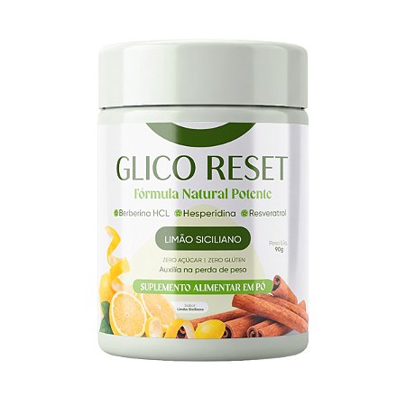 Glico Reset: Fórmula Natural em Pó para sua Rotina de Bem-Estar