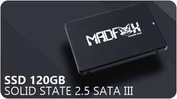 SSD 120GB MadFox 2.5 SATA III