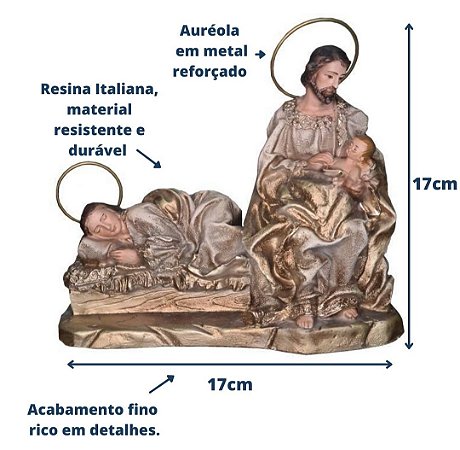 Deixemos a Mãe Descansar 17cm Barroco