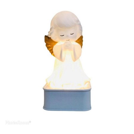 Abajur Luminária Anjo da Guarda USB com Sensor Iluminação Suave