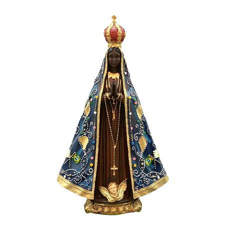 Nossa Senhora Aparecida Importada De Resina. (40cm)