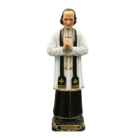 São João Maria Vianney De Resina Importada (22cm)