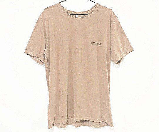 Camiseta gola redonda STONE marrom