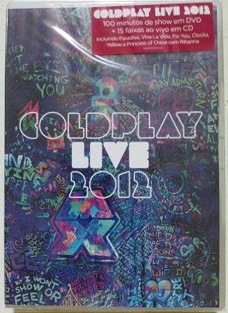 DVD + CD Coldplay Live 2012