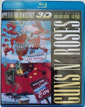 Blu-ray Guns N Roses - Appetite For Democracy 3d-2d Lacrado