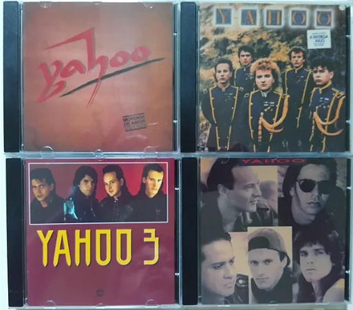 4 CDs Yahoo (Robertinho de Recife) C/encarte