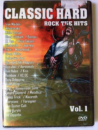 DVD Classic Hard Rock The Hits Vol. 1