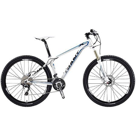 BICICLETA GIANT 27.5 XTC SE BRANCO AZUL PRETO T. 18 M Ciclo Caravelle