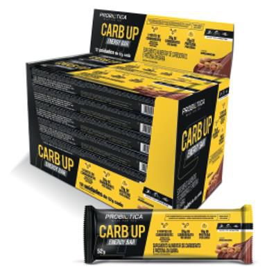 CARB-UP ENERGY BAR AMENDOIM PROBIÓTICA 12UN 52G