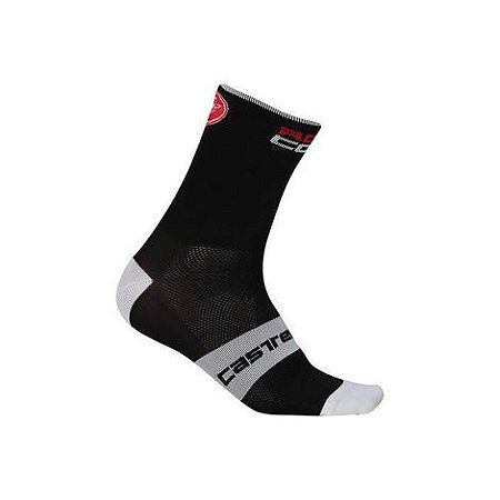 MEIAS CASTELLI ROSSO CORSA 13 PRETA TAM L/XLM