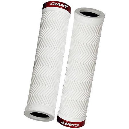 MANOPLA GIANT MTB SOLE 0 BRANCA VERMELHA