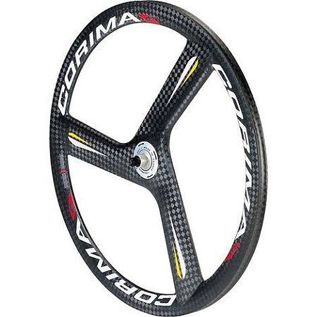 RODA CORIMA 3 SPOKE HM TRASEIRA TUBULAR SHIMANO CARBONO