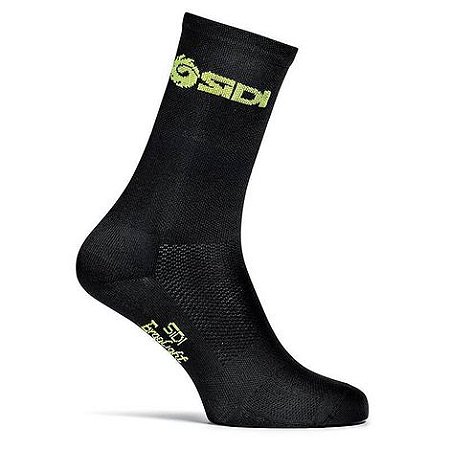 MEIAS SIDI PIPPO REF323 - BLACK/YELLOW FLUO TAM EUR 35/39