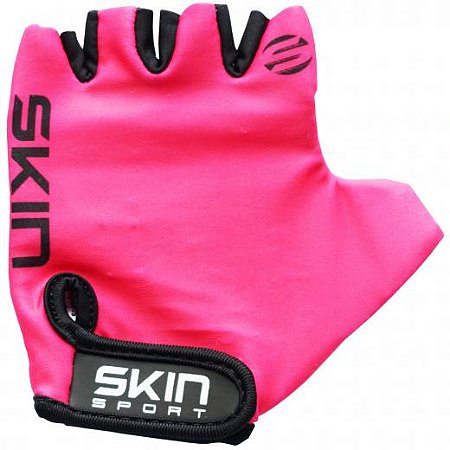 LUVA SKIN SPORT FUN - PRETO/ROSA