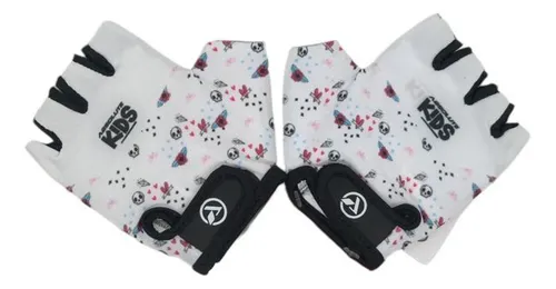 LUVA INFANTIL ABSOLUTE KIDS BRANCO/ROSA TAM P