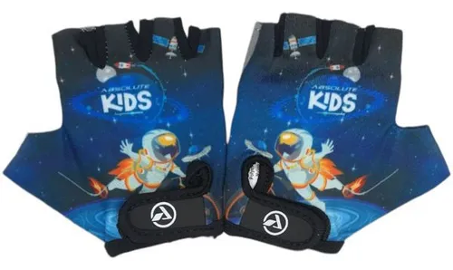 LUVA INFANTIL ABSOLUTE KIDS AZUL/LARANJA TAM P