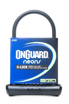 CADEADO ONGUARD U-LOCK NEONS 8153 PRETO