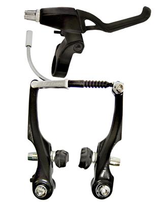 FREIO V-BRAKE AL PTO C/MAÇANETA COMPLETO (PAR)