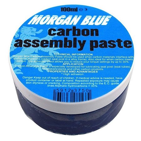 Graxa Morgan Blue Carbon Assembly Paste 100g Azul