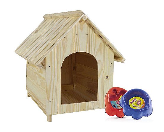 Casinha de Cachorro Madeira Pequena
