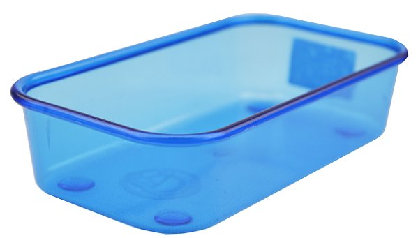 Banheira Interna para Gaiola Pássaros Azul Media 320 ML