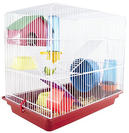 COMBO Gaiola para Hamster e Topolino Completa