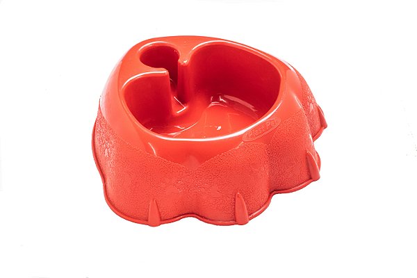 Bebedouro Para Cães Com Suporte Para Garrafa Pet Medio Vermelho